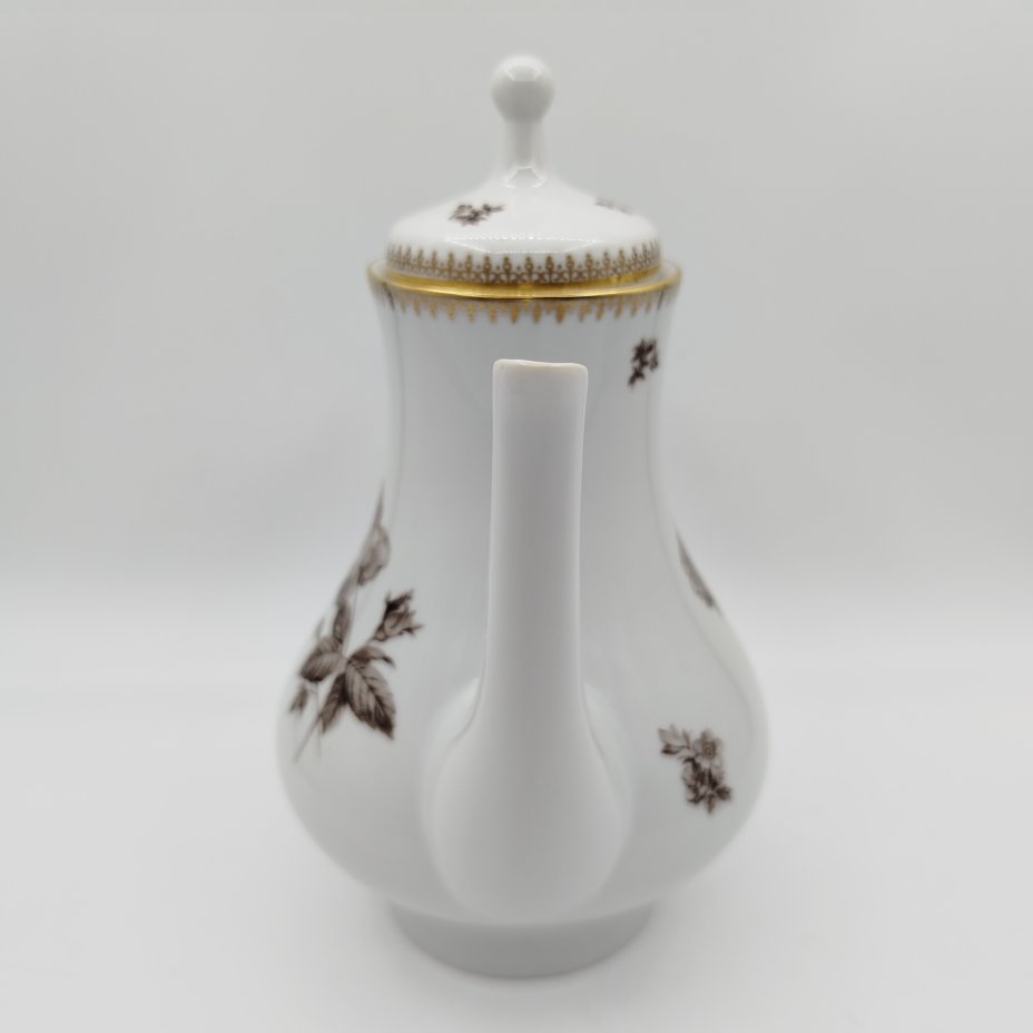 Чайник (кофейник), украшенный цветочным декором, Kahla-Könitz