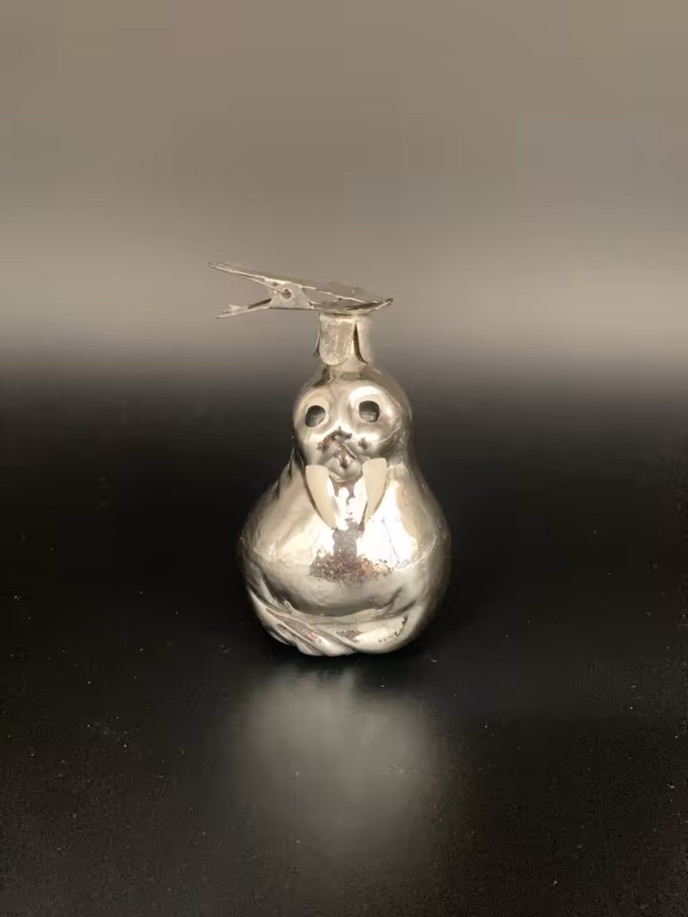 Ёлочная игрушка "Морж", СССР