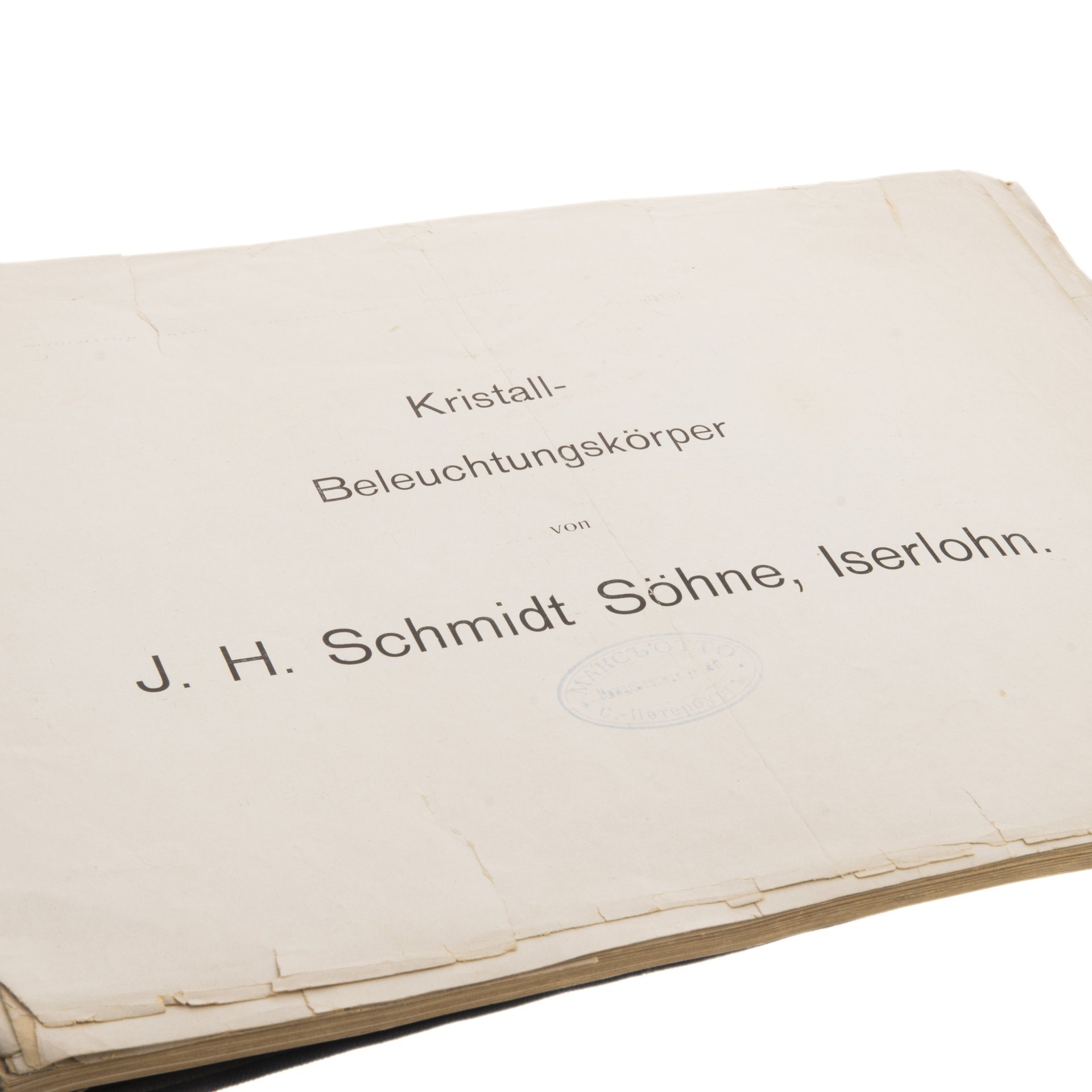 Каталог "Kristall Pendelleuchte Beleuchtungskörper" компании "Johann Heinrich Schmidt Söhne" (хрустальные светильники)