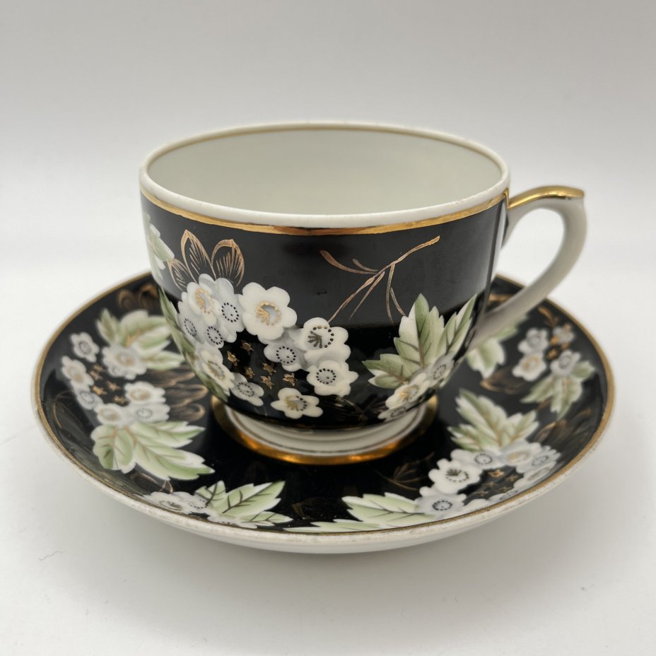 Пара чайная "Цветущая калина", форма "Стандарт"