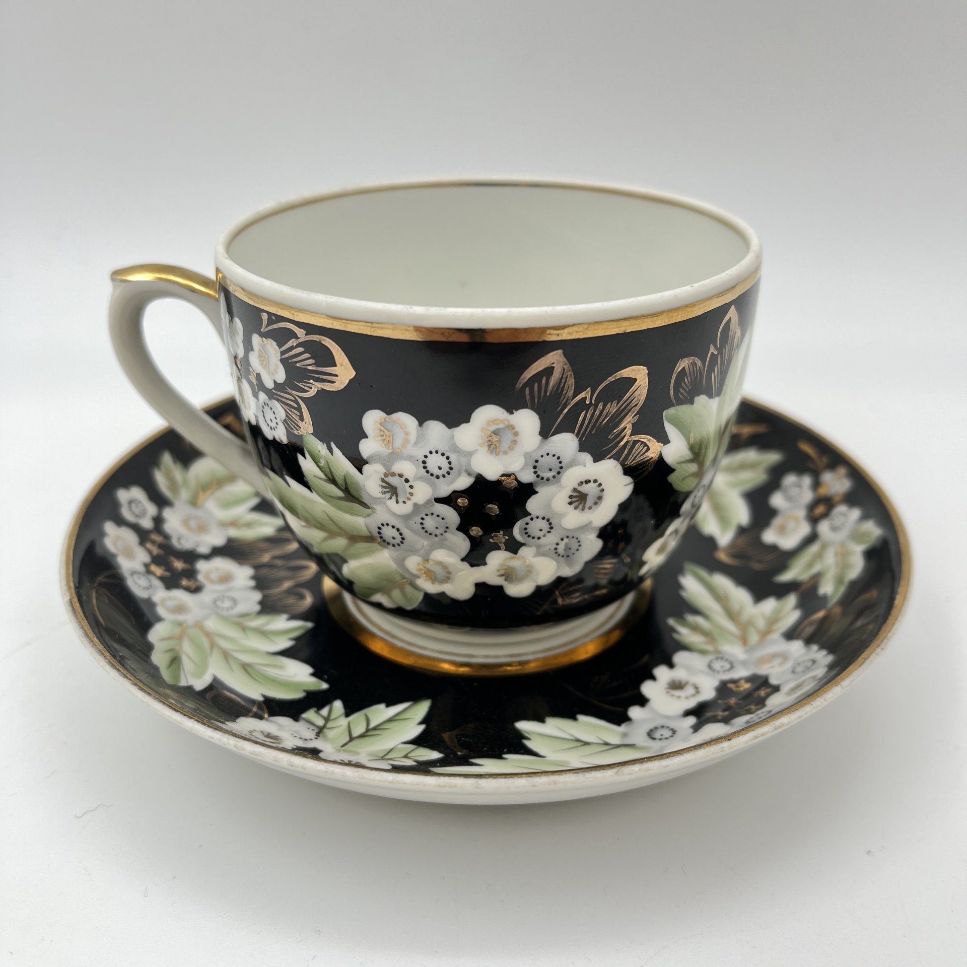 Пара чайная "Цветущая калина", форма "Стандарт"