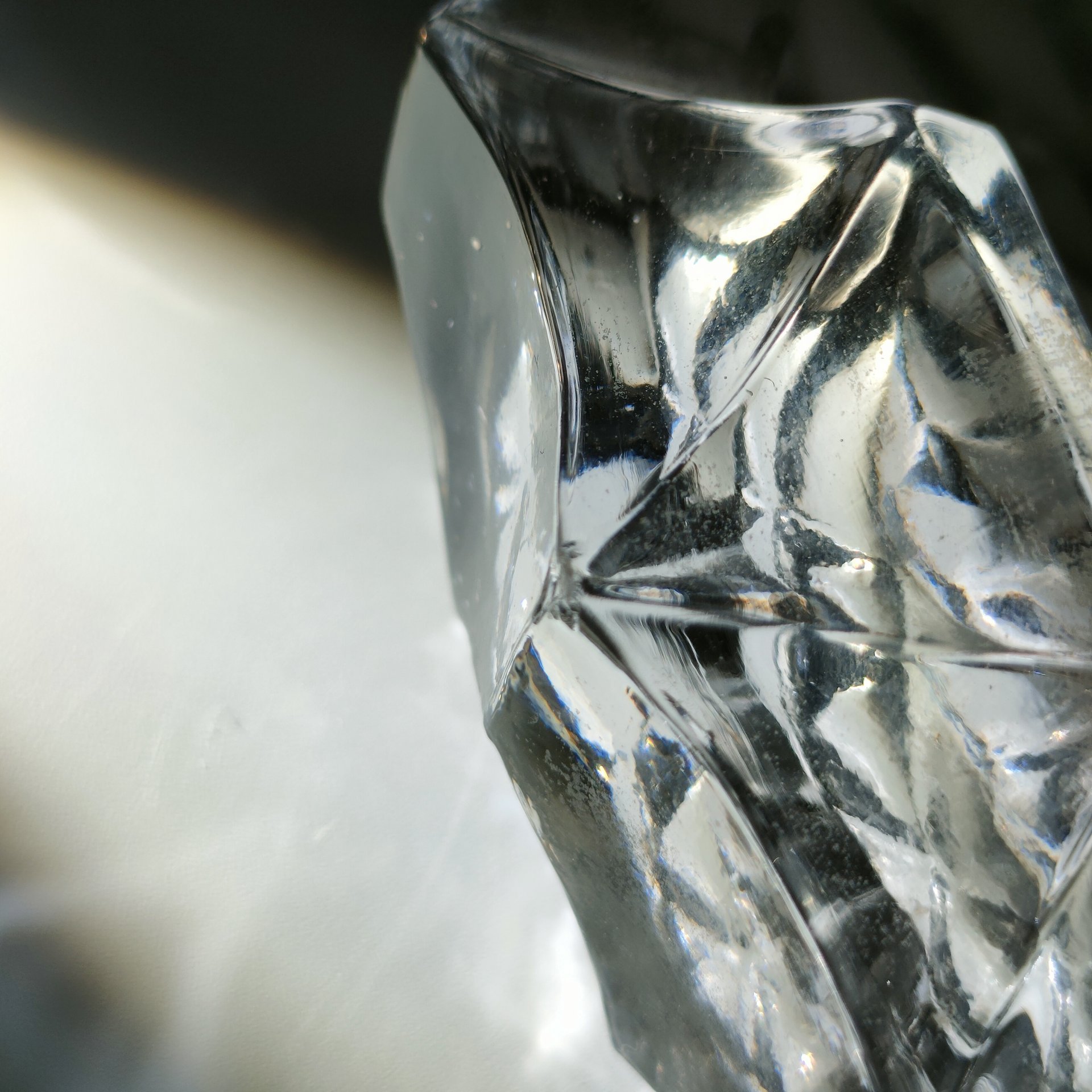 Пепельница с геометрическим декором, Rossini Crystal-Cut Glass, хрусталь, Германия, 1950-1980 гг.