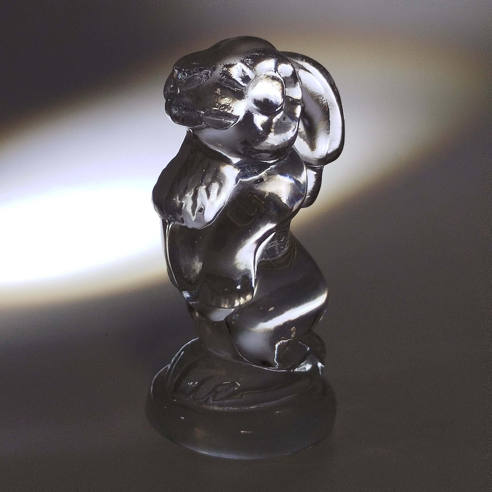 Статуэтка "Заяц", хрусталь, Российская Федерация, 1990-2015 гг.