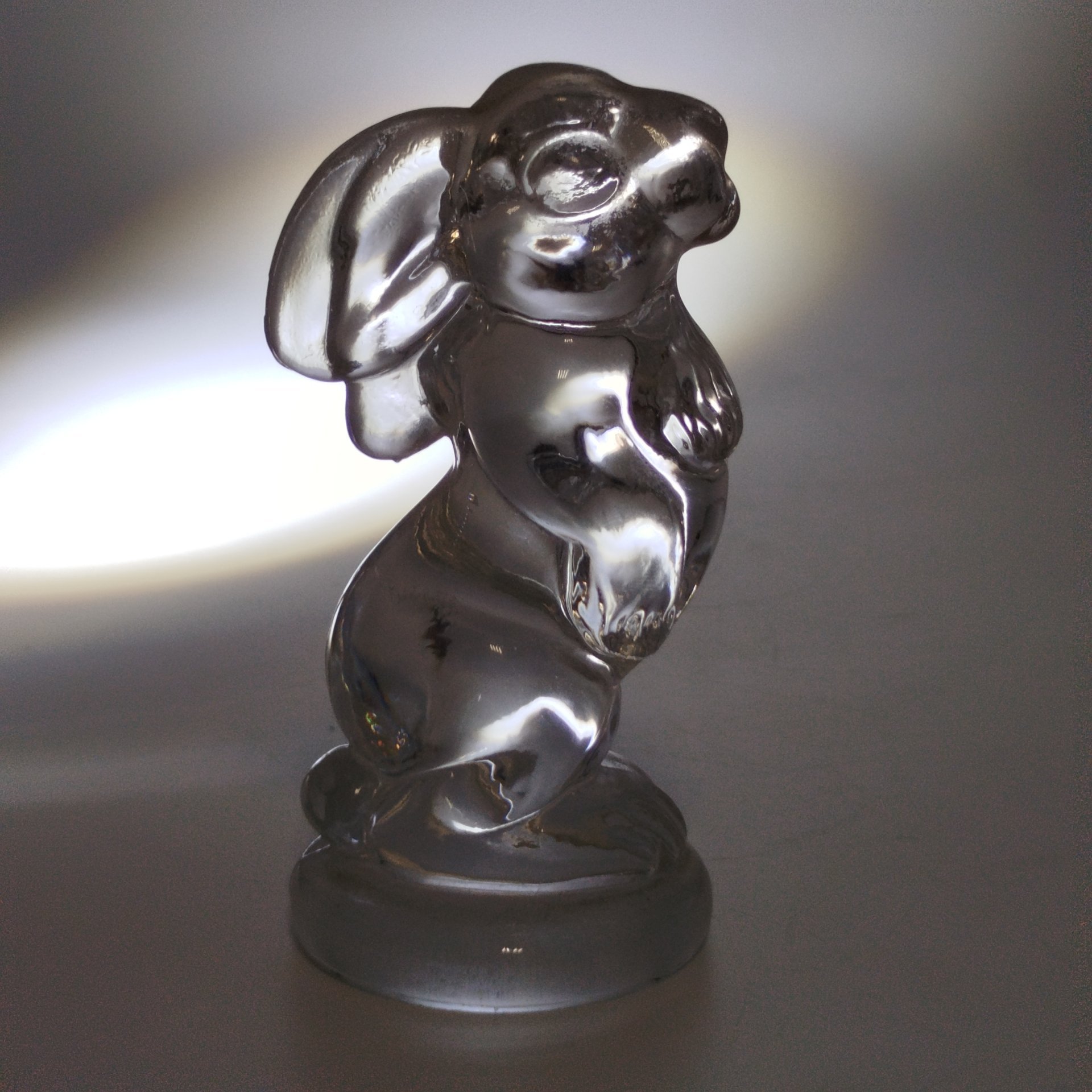 Статуэтка "Заяц", хрусталь, Российская Федерация, 1990-2015 гг.