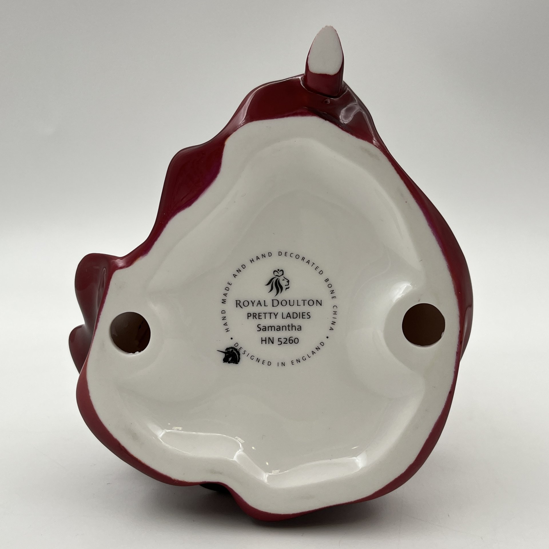 Статуэтка "Samantha" из серии "Pretty Ladies" ("Девушка в красном платье"), фарфор, роспись, Royal Doulton, Великобритания, 2000-2010 гг.