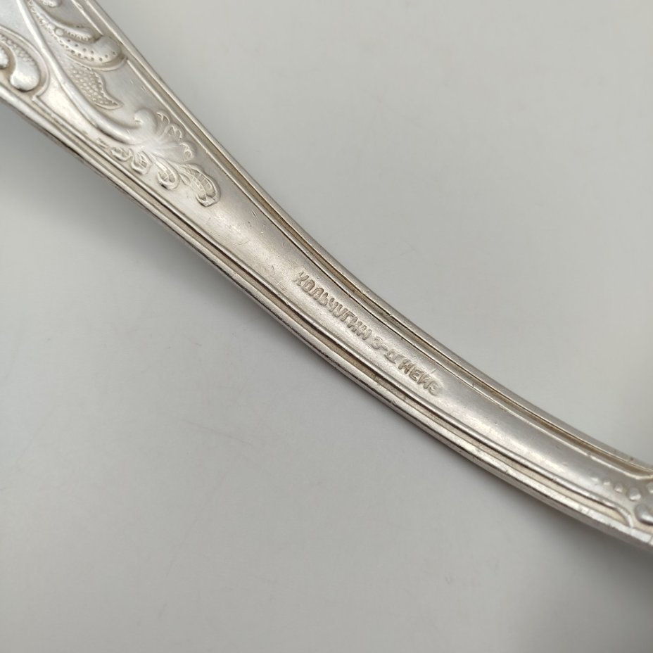Сервирочная лопатка "Изобилие" ("Праздник"), мНЦ (медь-никель-цинк), Кольчугинский завод цветных металлов, СССР, 1930-1950 гг.