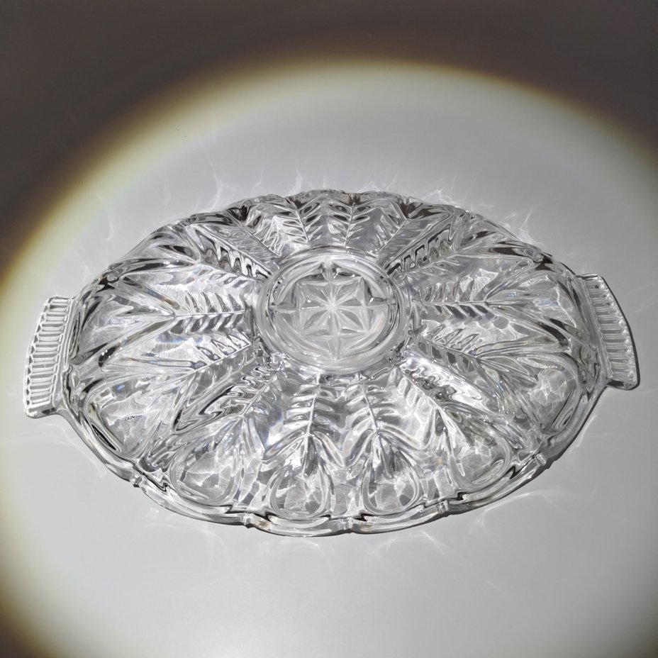 Менажница на 5 секций, стекло, СССР, 1970-1990 гг.