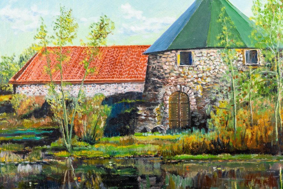 Картина "Крепость Корела", художник Дурыманов П.И.