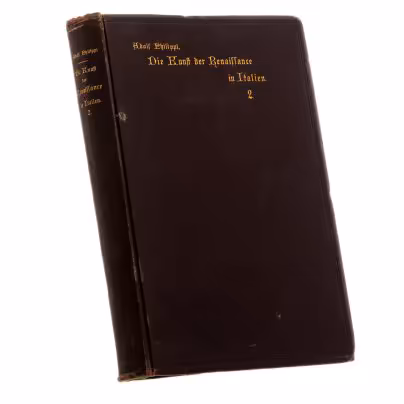 Philippi A. "Die Kunst der Renaissance in Italien" ("Искусство Возрождения в Италии"), т.2, бумага, печать, "E.U. Seemann", Лейпциг, Германия, 1897 г.