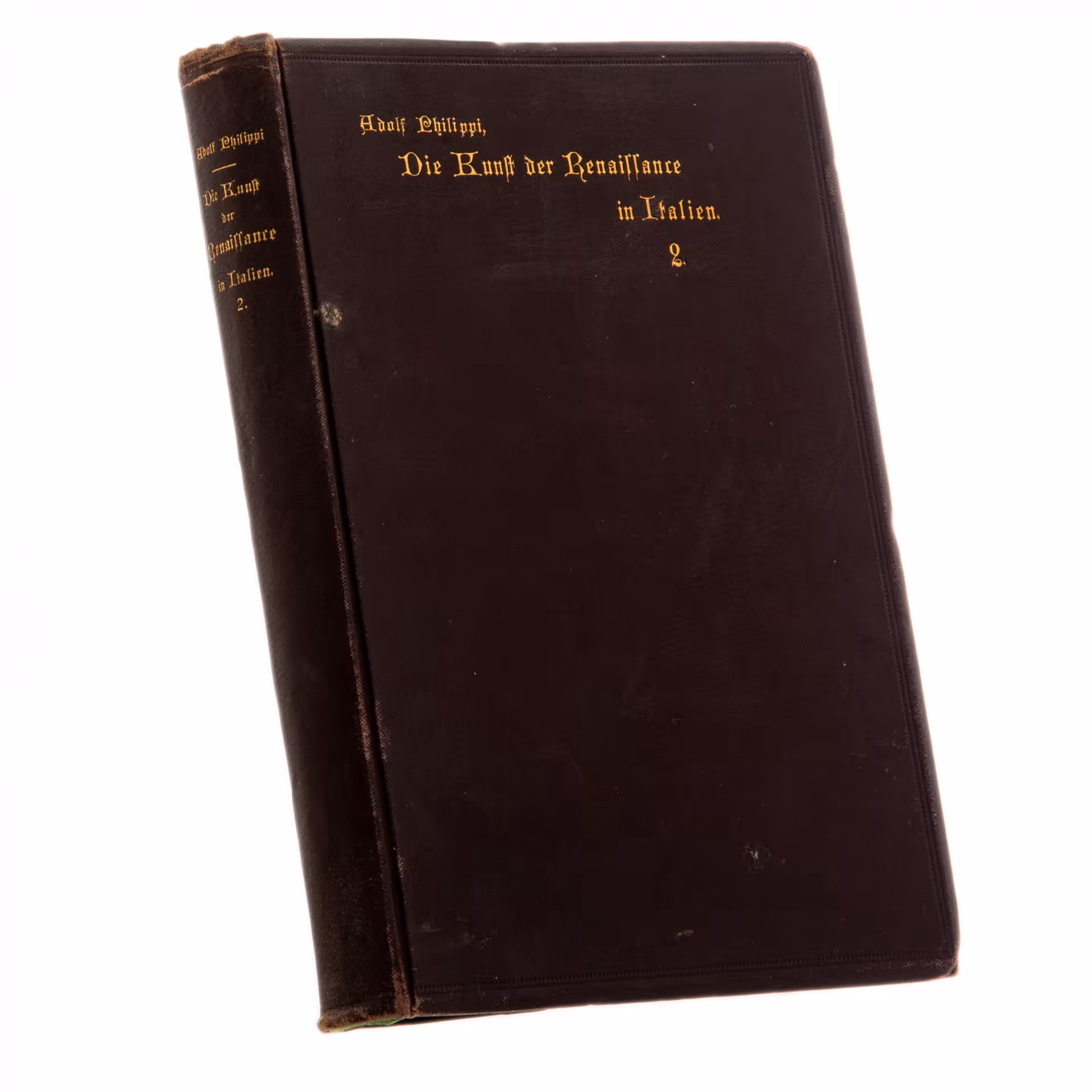 Philippi A. "Die Kunst der Renaissance in Italien" ("Искусство Возрождения в Италии"), т.2, бумага, печать, "E.U. Seemann", Лейпциг, Германия, 1897 г.