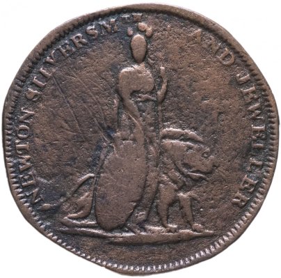 Великобритания 1/2 пенни (Half Penny) 1811 Норвич - Ньютон (Norwich - Newton)