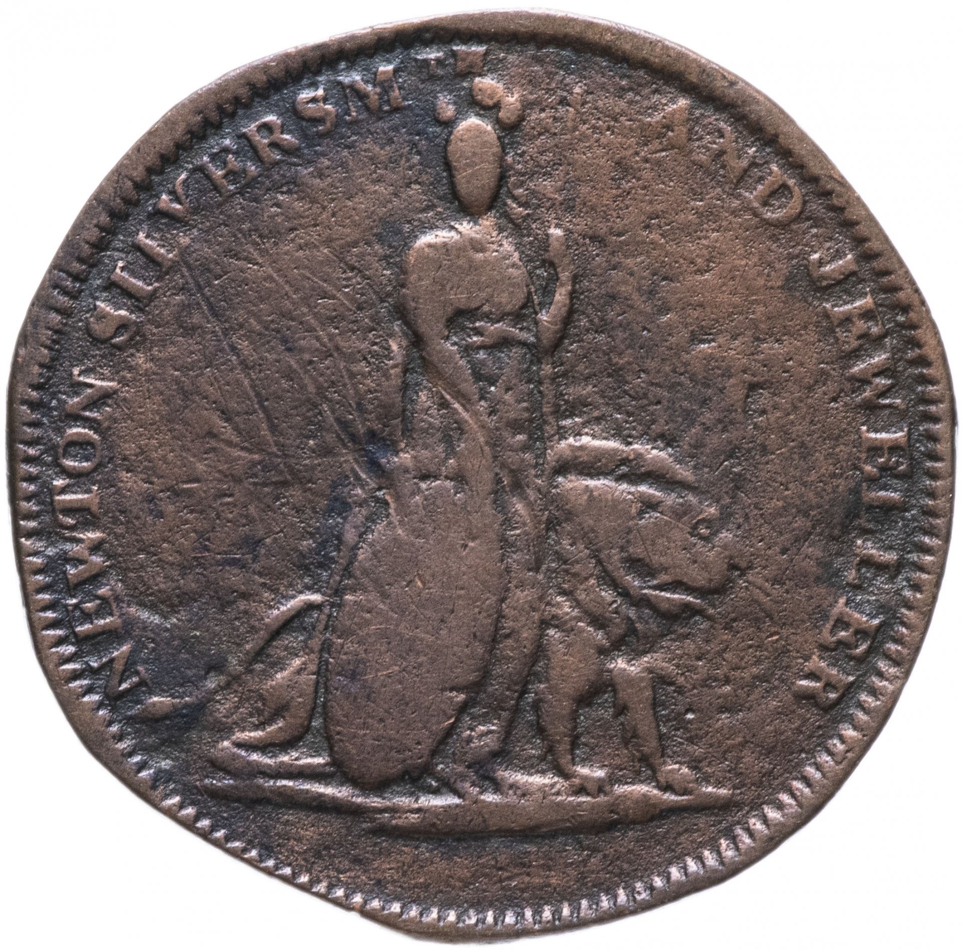 Великобритания 1/2 пенни (Half Penny) 1811 Норвич - Ньютон (Norwich - Newton)