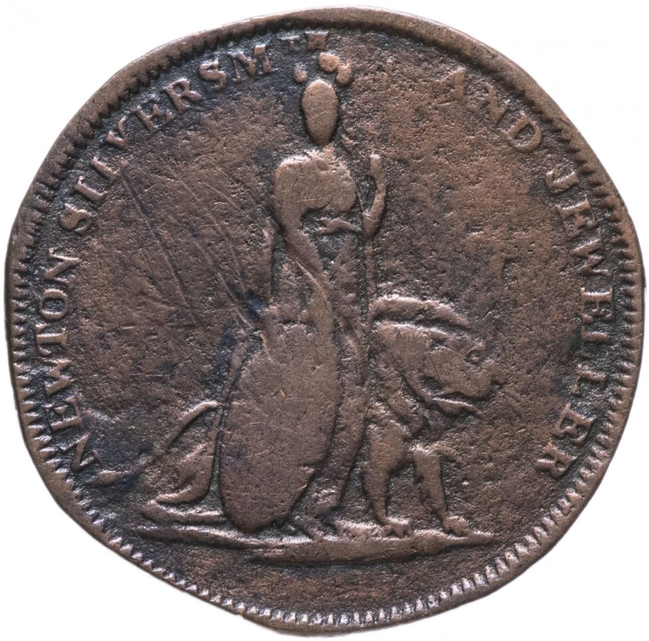 Великобритания 1/2 пенни (Half Penny) 1811 Норвич - Ньютон (Norwich - Newton)