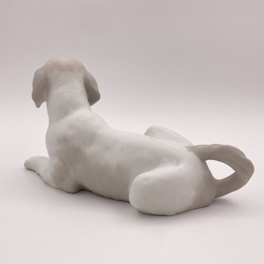 Статуэтка "Щенок", фарфор, бисквит, роспись, NAO Porcelain, Испания, 1980-1990 гг.