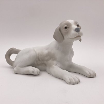 Статуэтка "Щенок", фарфор, бисквит, роспись, NAO Porcelain, Испания, 1980-1990 гг., NAO Porcelain