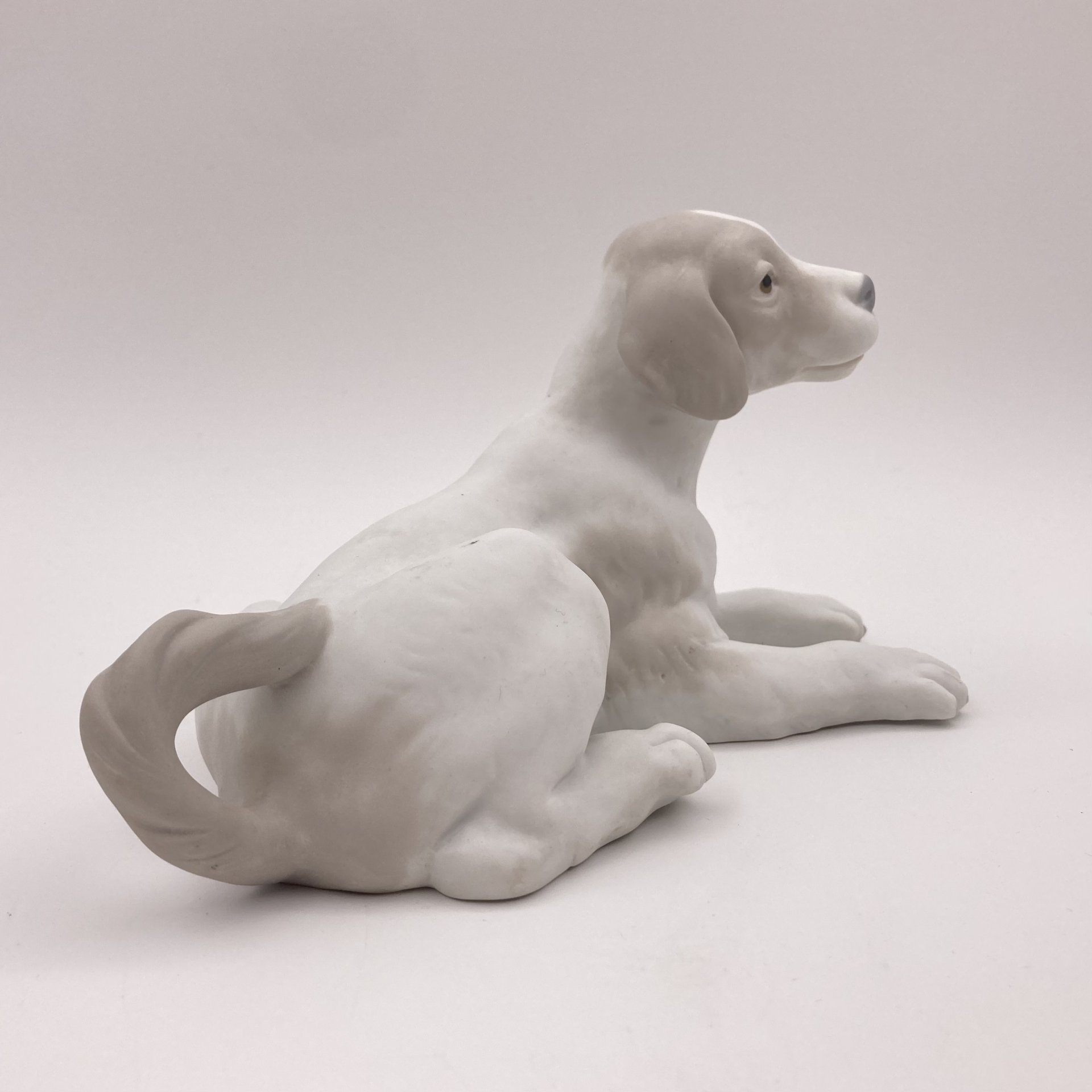 Статуэтка "Щенок", фарфор, бисквит, роспись, NAO Porcelain, Испания, 1980-1990 гг., NAO Porcelain