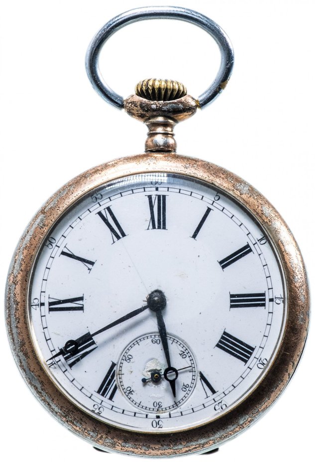 Часы карманные, серебро 800 пр., часовая мануфактура "Junghans", Германия, 1890-1900 гг.