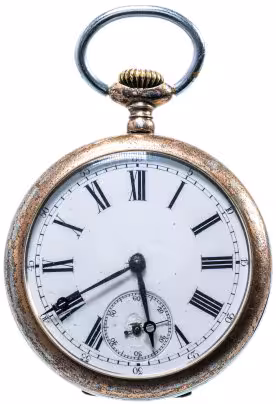 Часы карманные, серебро 800 пр., часовая мануфактура "Junghans", Германия, 1890-1900 гг.