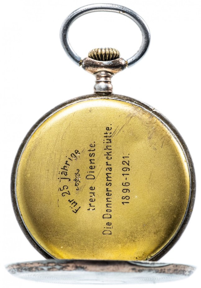Часы карманные, серебро 800 пр., часовая мануфактура "Junghans", Германия, 1890-1900 гг.