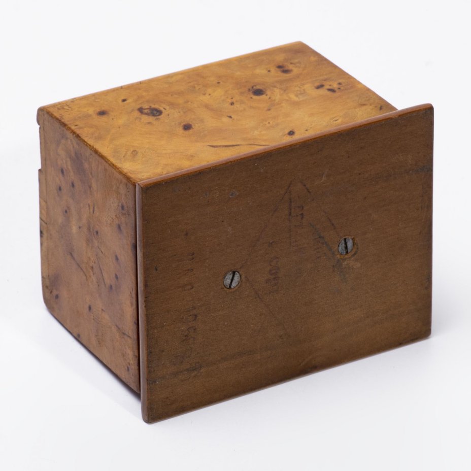 Спичечница, дерево, карельская береза, СССР, г. Киров, 1950 г.