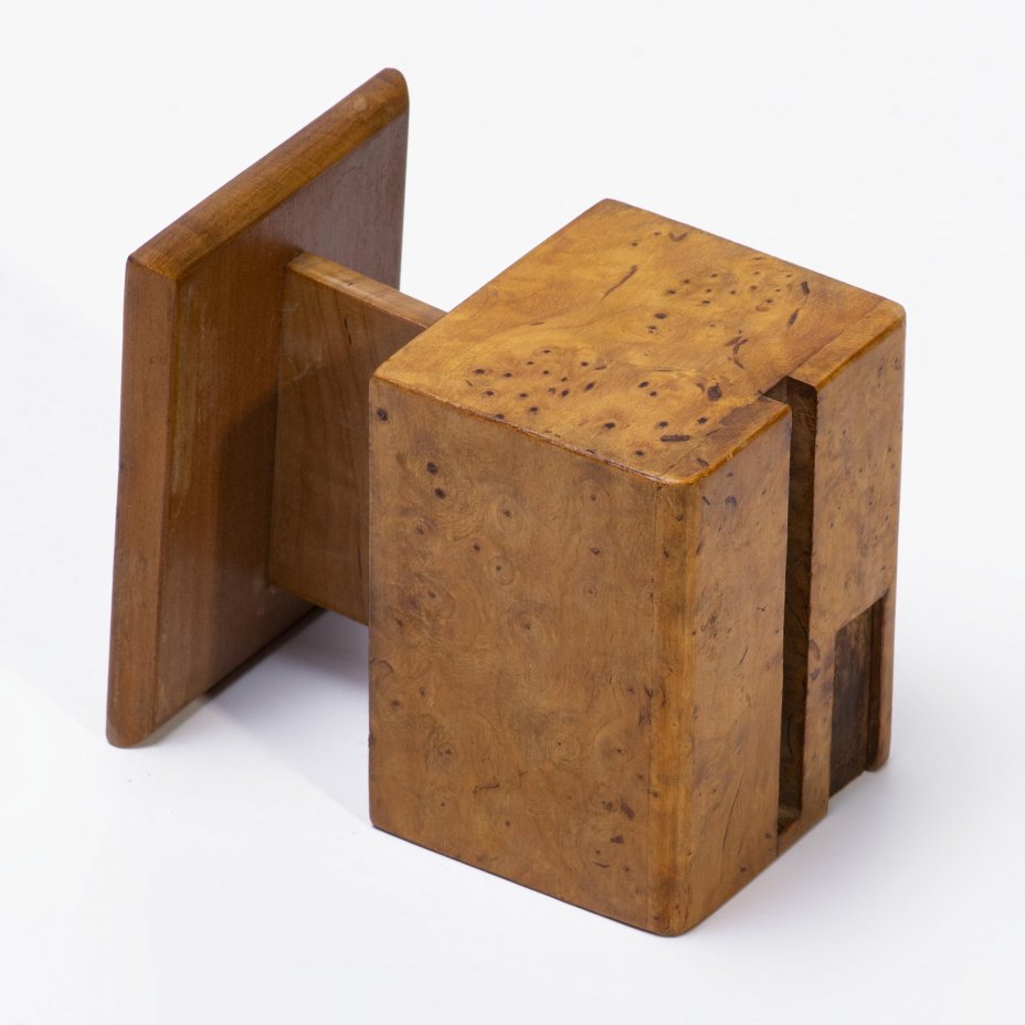 Спичечница, дерево, карельская береза, СССР, г. Киров, 1950 г.