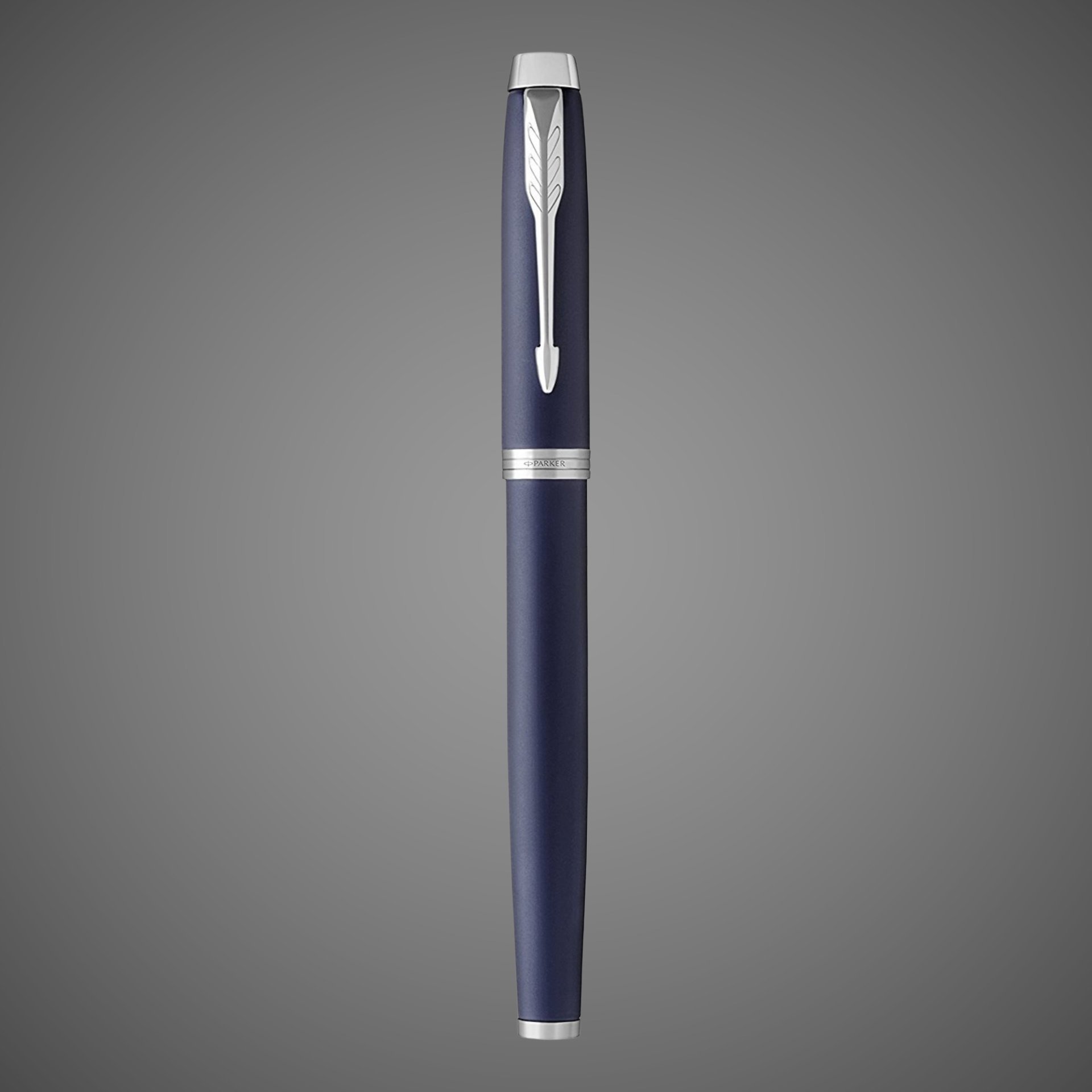 Ручка роллер Parker IM Metal Matte Blue CT, стержень: F, цвет чернил: black, в подарочной упаковке., Металлы: латунь