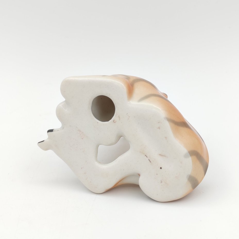 Статуэтка "Зебрёнок лежащий", скульптор П.П. Веселов, Императорский фарфоровый завод (ИФЗ)