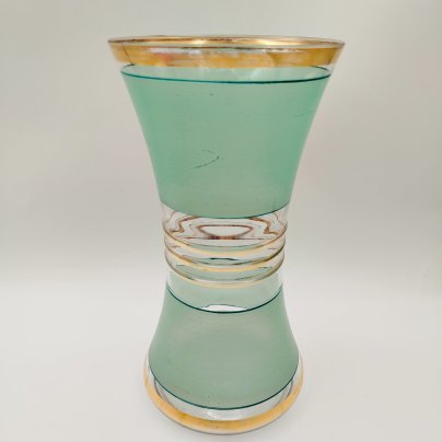 Ваза для цветов мятного оттенка, Bohemia Crystal (Bohemia Glass)