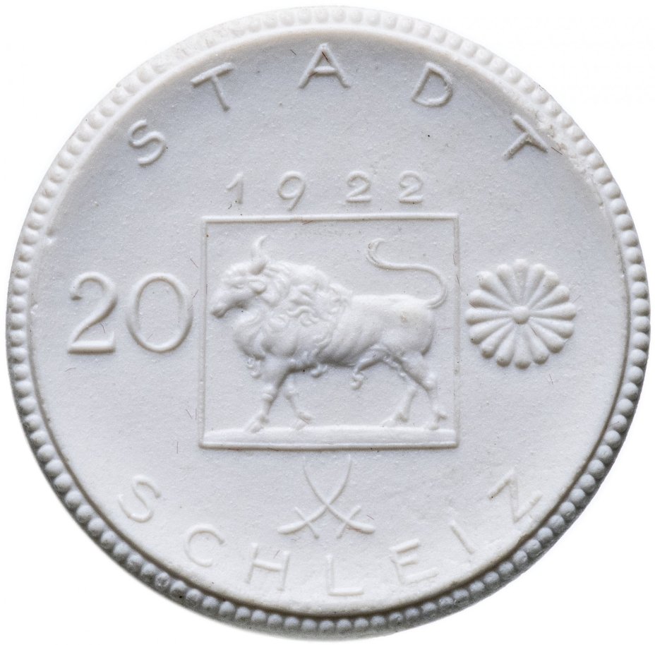 Нотгельд Германия (Шлайц) 20 марок 1922