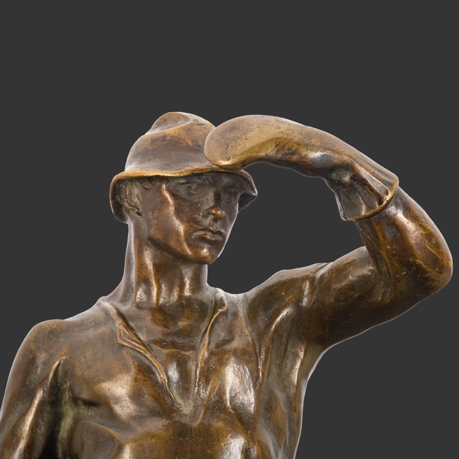 Скульптура "Литейщик железа", автор Герхард Яненш (Gerhard Adolf Janensch), художественная лаборатория Владислава Мечника