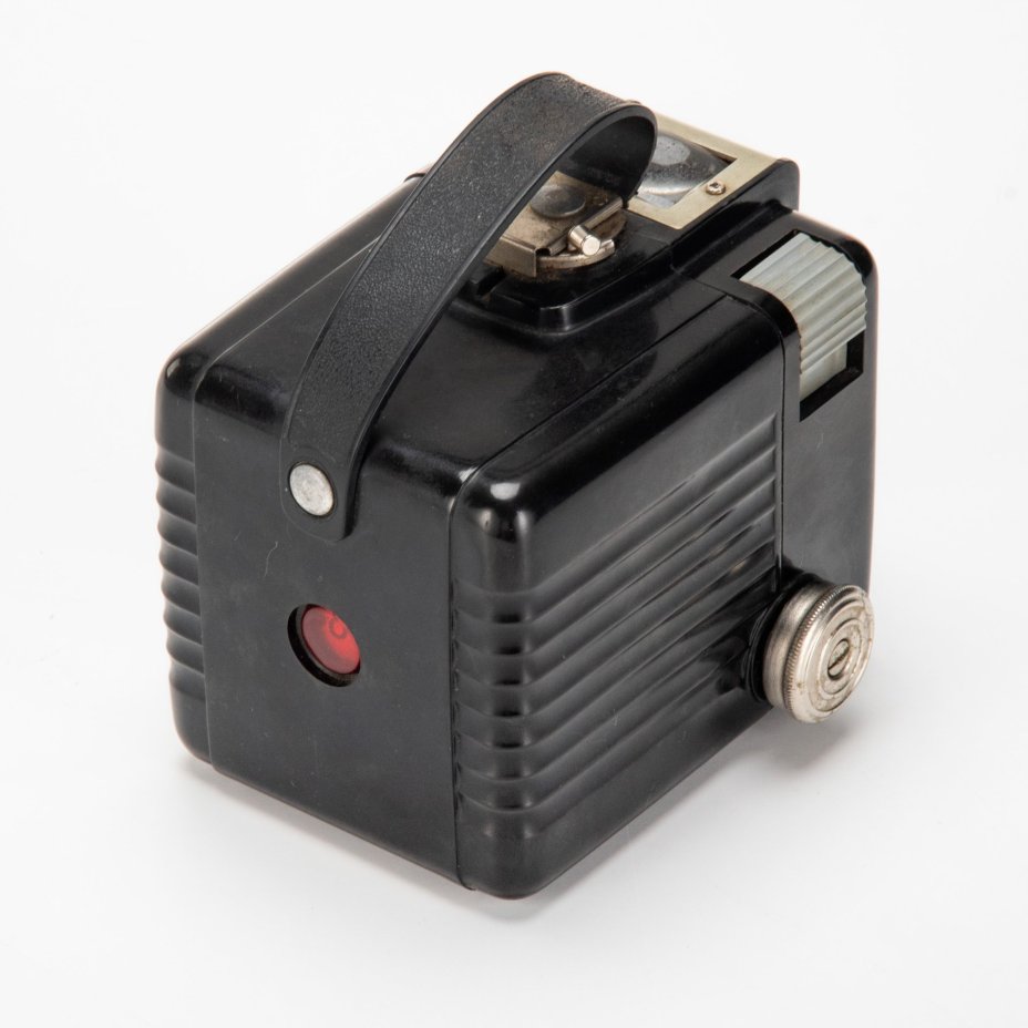Фотоаппарат плёночный "Brownie Hawkeye" (Flash Model), бакелит, металл, пластик, стекло, Kodak, США, 1949-1961 гг., Kodak