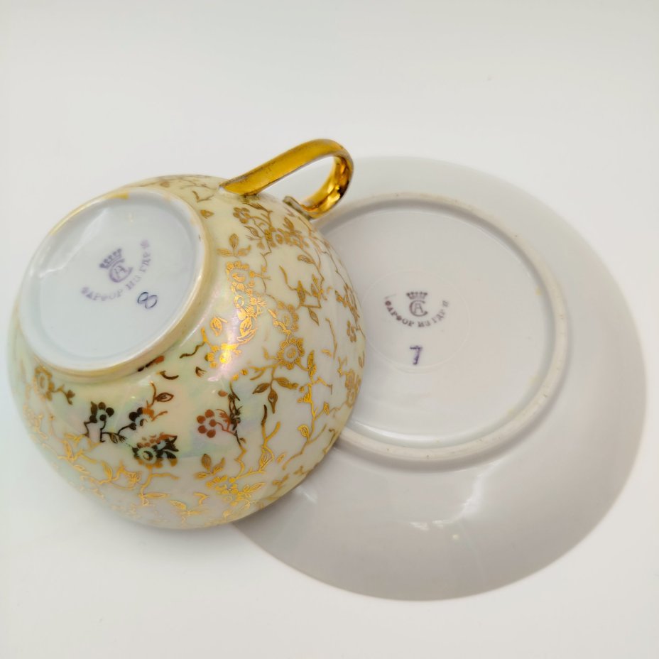 Чайная пара из сервиза "Мадонна", Carl Alberti