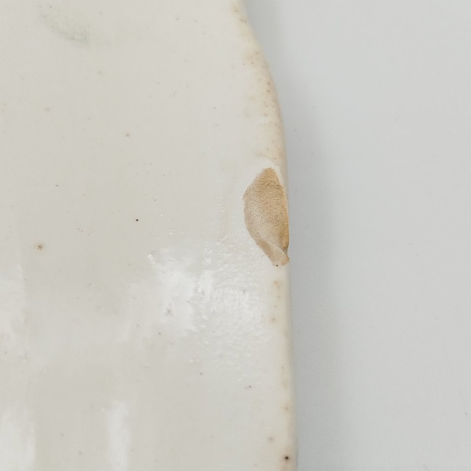 Блюдо (сухарница) "Рушник" с цветочным декором, фаянс, роспись, Каменнобродский фаянсовый завод, СССР, 1920-1930 гг.