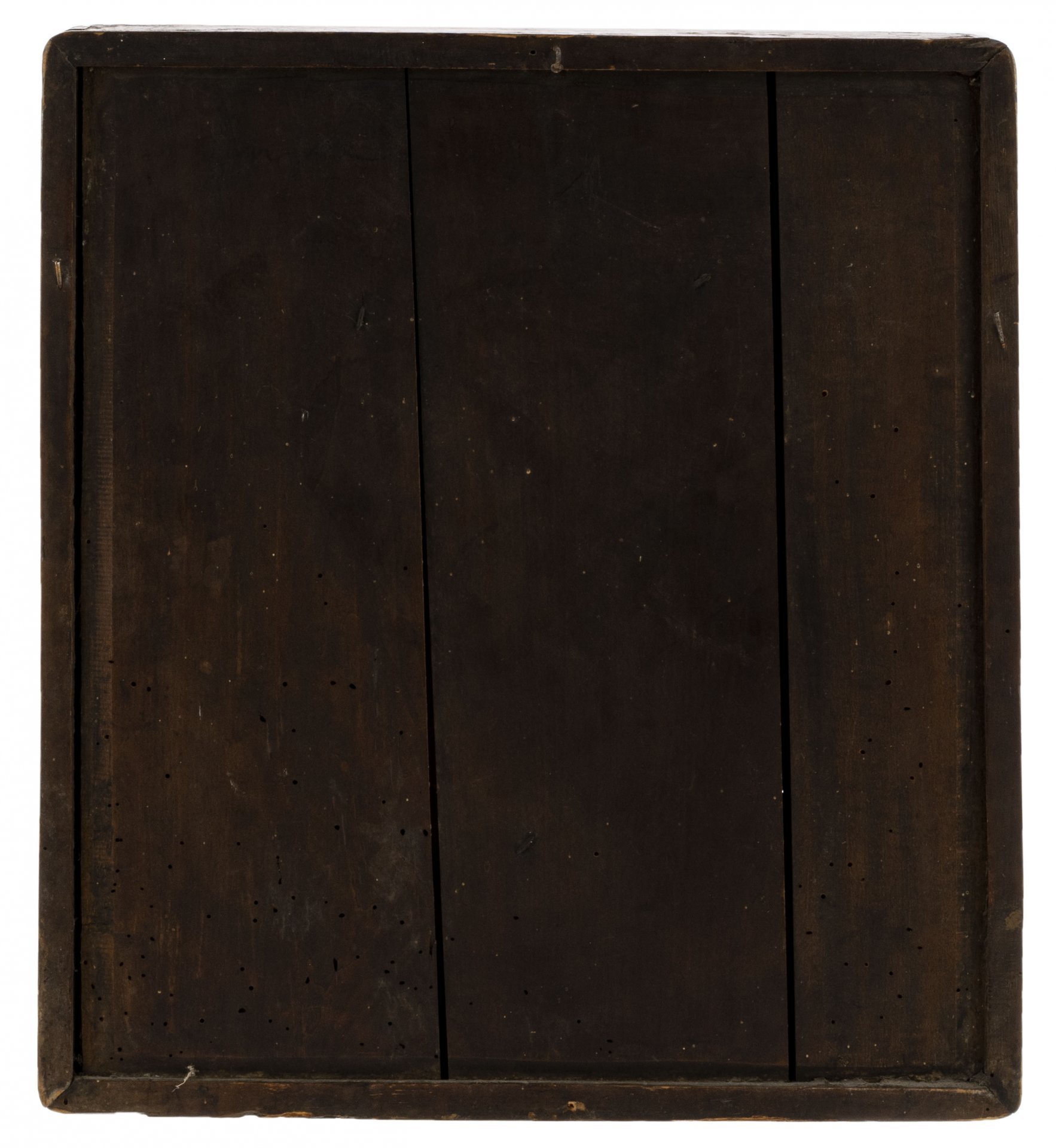 Икона "Господь Вседержитель", в киоте, дерево, Российская Империя, 1850-1900 гг.