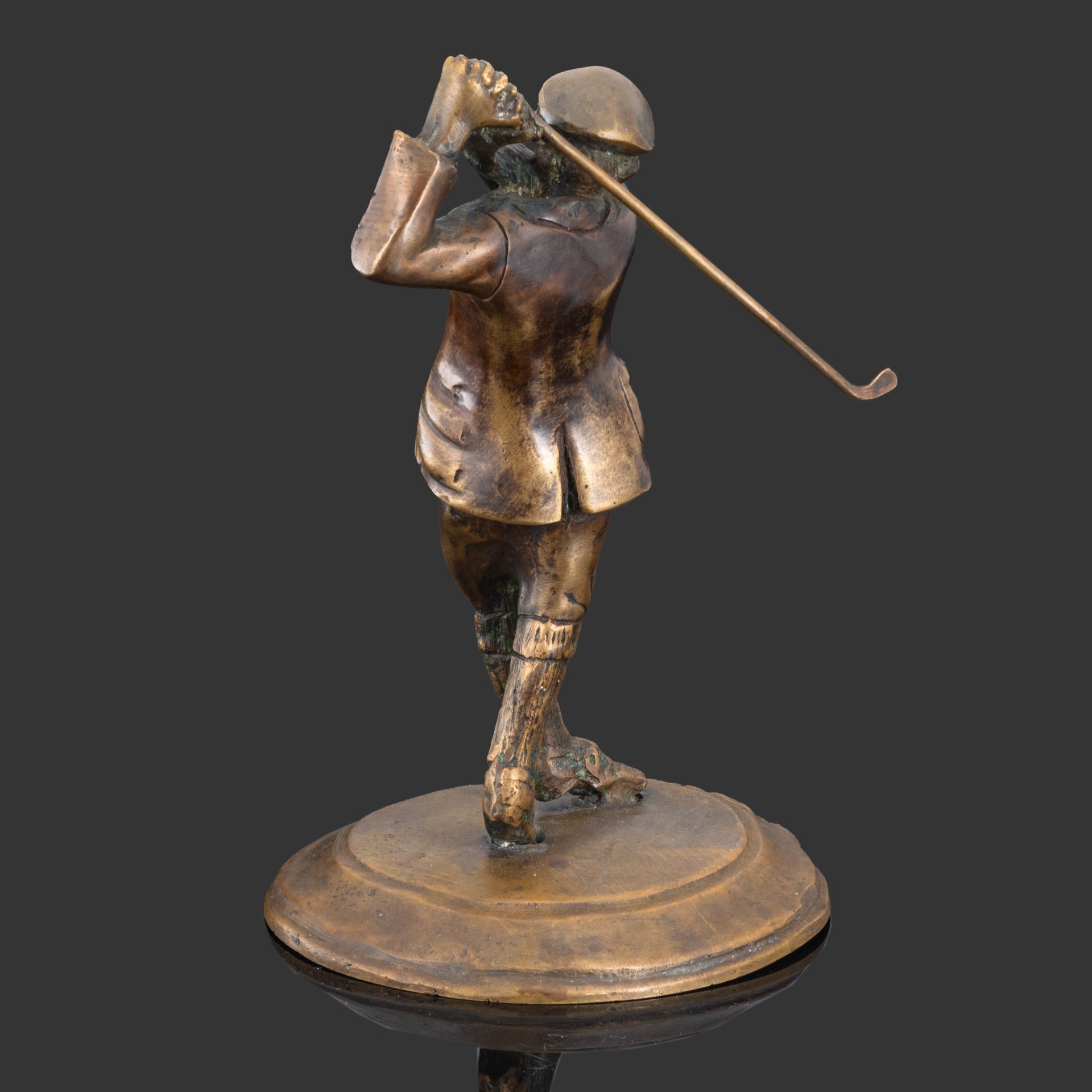 Статуэтка "Гольфист", бронза, Западная Европа, 1900-1920 гг.