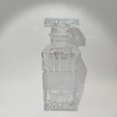 Штоф четырёхгранный "Brittany", хрусталь, алмазная грань, Bohemia Crystal (Bohemia Glass), Чехословакия, 1970-1980 гг.