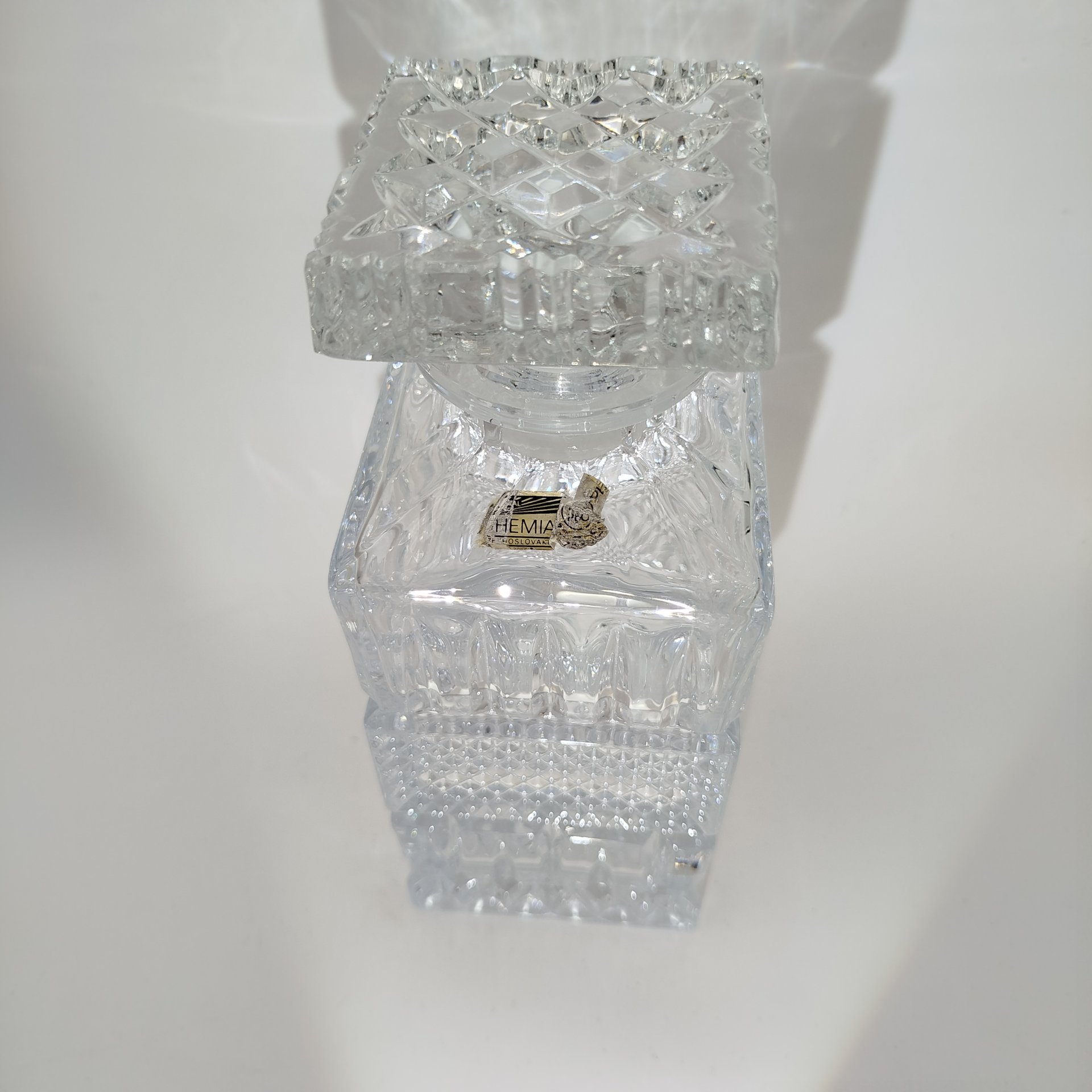 Штоф четырёхгранный "Brittany", Bohemia Crystal (Bohemia Glass)