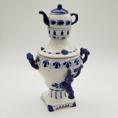 Самовар декоративный с миниатюрным чайником