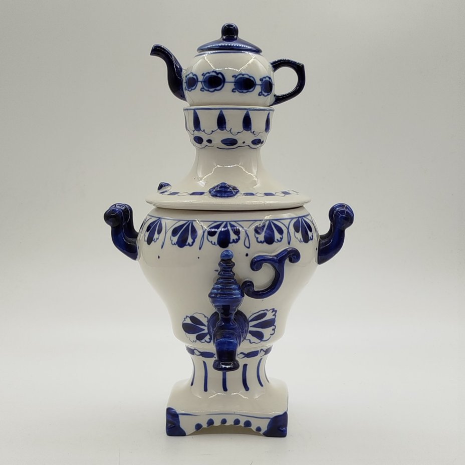 Самовар декоративный с миниатюрным чайником