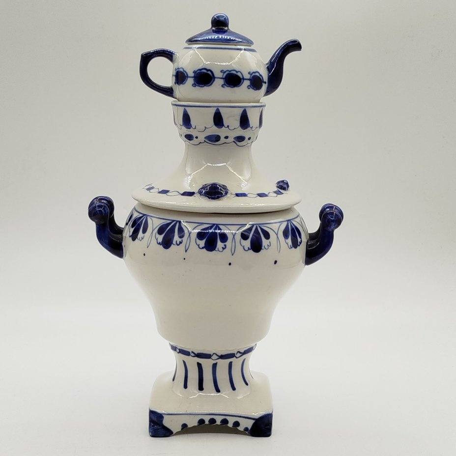 Самовар декоративный с миниатюрным чайником