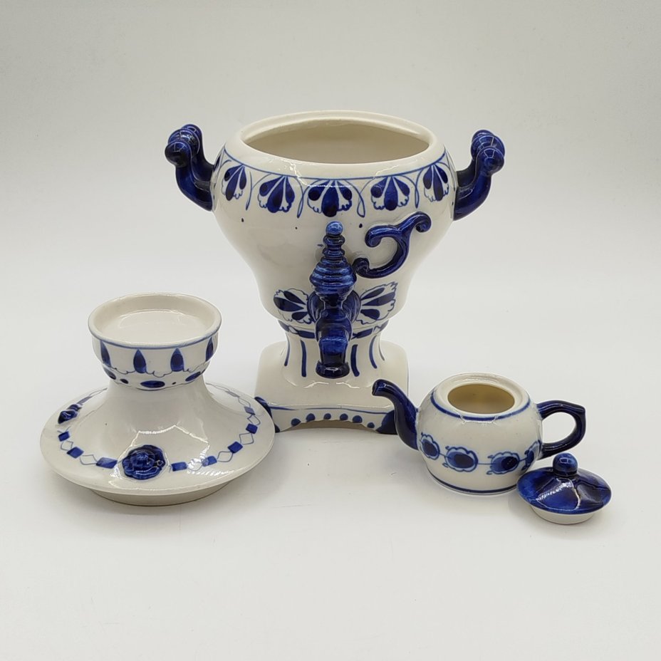 Самовар декоративный с миниатюрным чайником