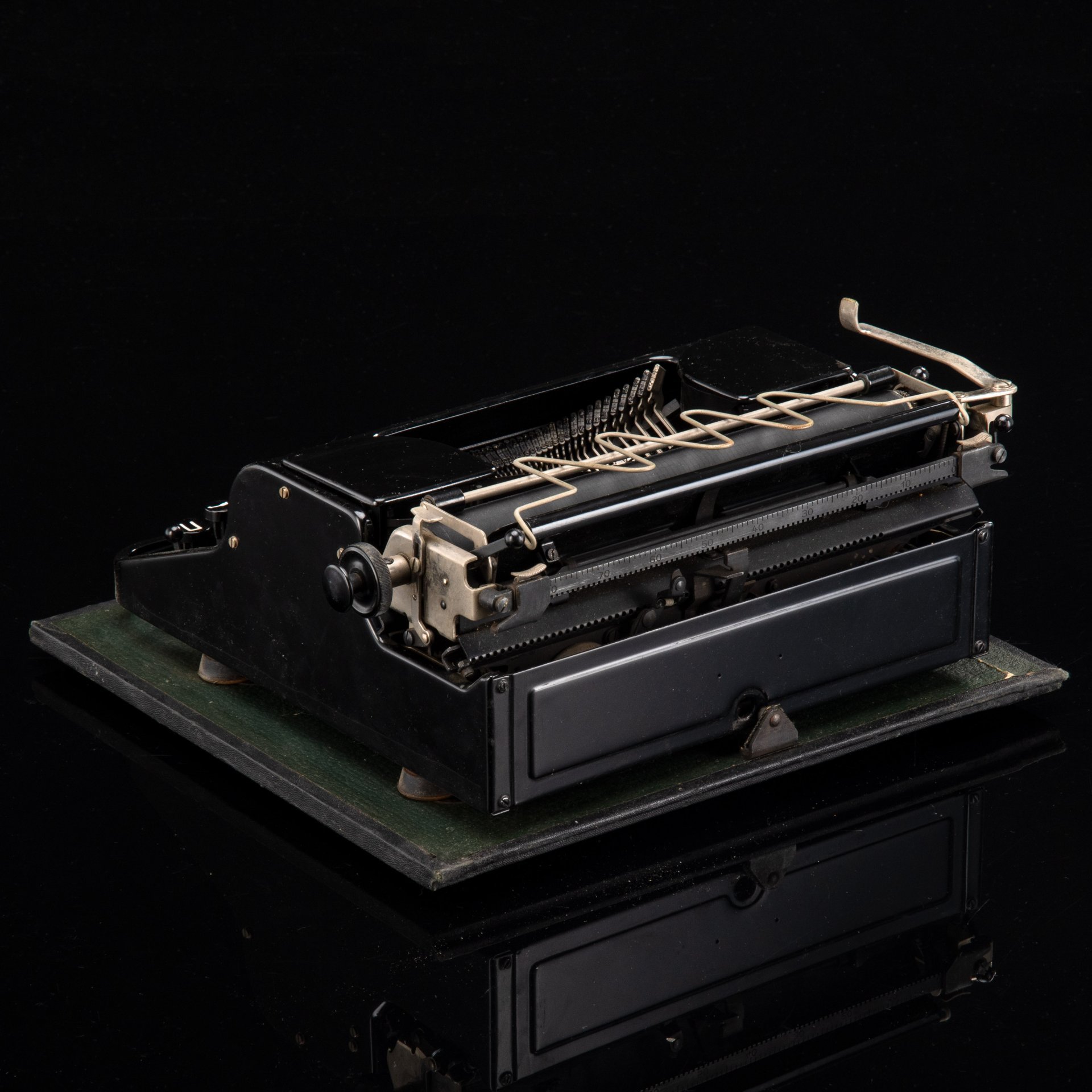 Машинка печатная модели "Progress", металл, полимерный материал, краска, Olympia Werke, Германия, 1930-1960 гг.