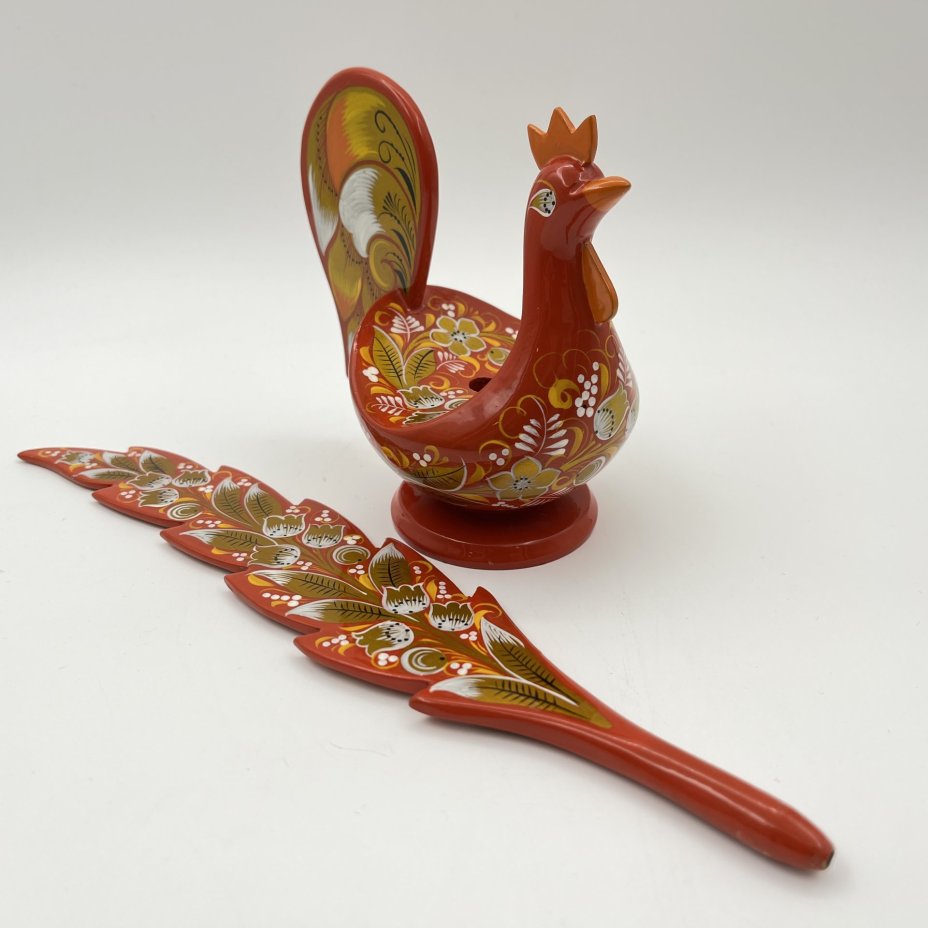 Письменный прибор "Жар-птица" в русском стиле, ЗАО "Хохломская роспись"