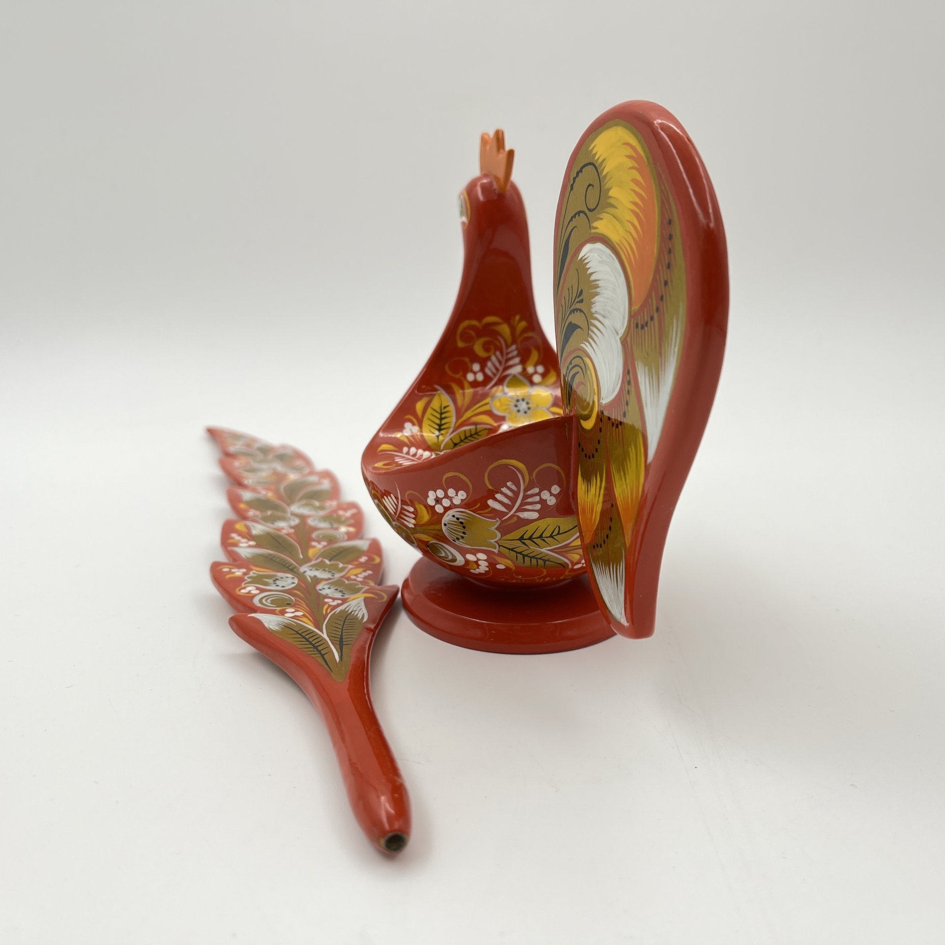 Письменный прибор "Жар-птица" в русском стиле, ЗАО "Хохломская роспись"