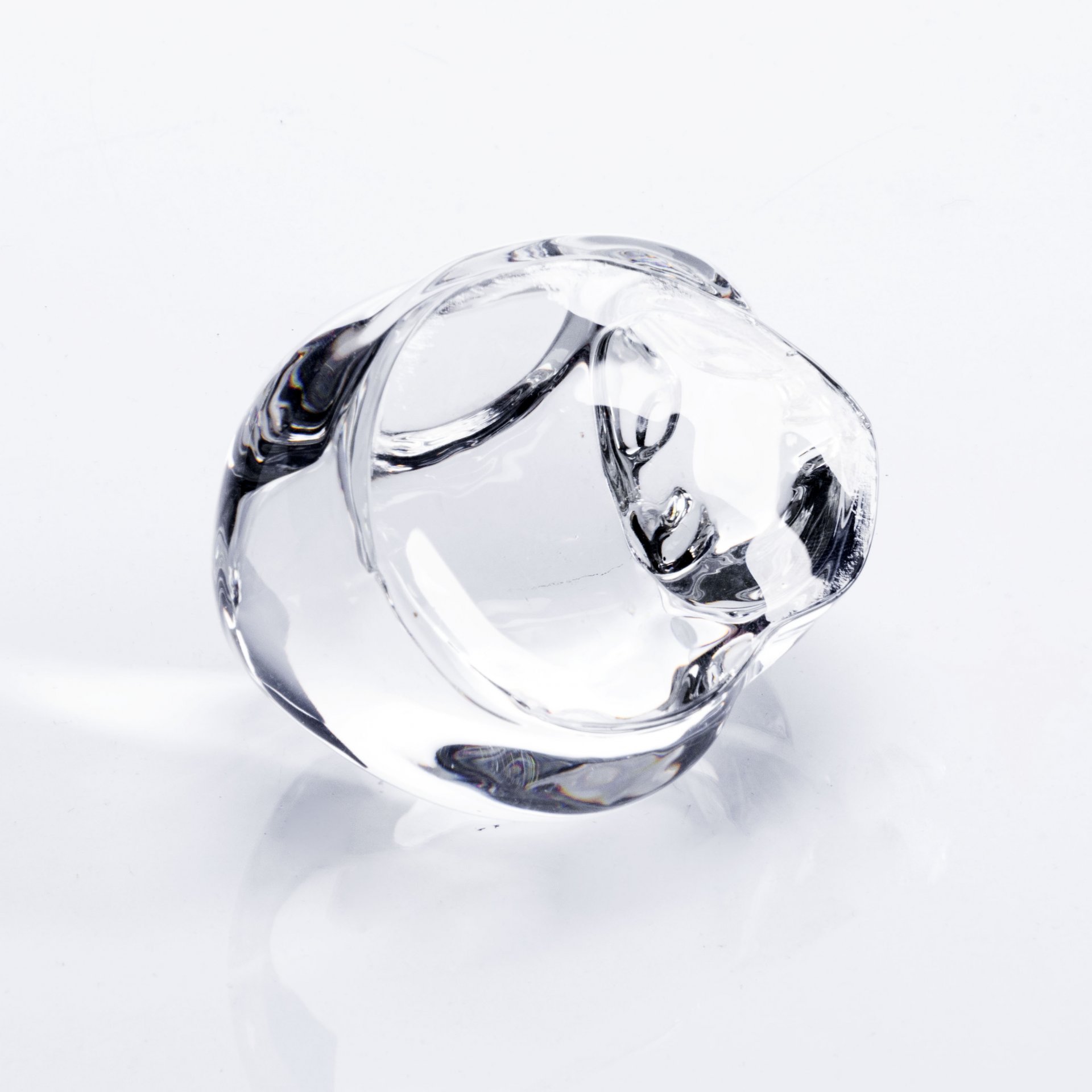 Статуэтка "Кошка", стекло, Китай, 1990-2010 гг.