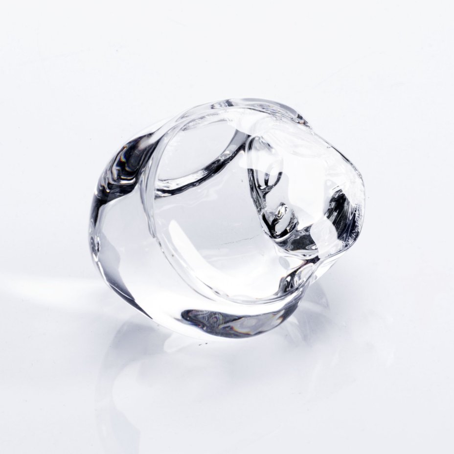Статуэтка "Кошка", стекло, Китай, 1990-2010 гг.