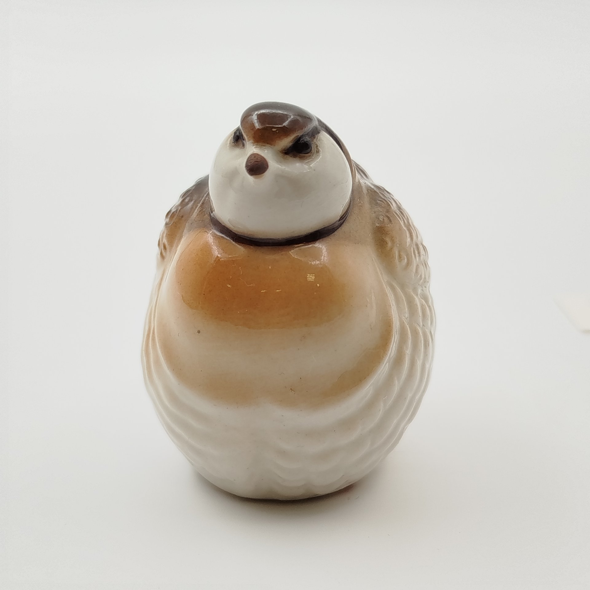 Статуэтка "Каменная куропатка", фарфор, аэрография, роспись, Ленинградский фарфоровый завод (ЛФЗ), СССР, 1986-1991 гг.