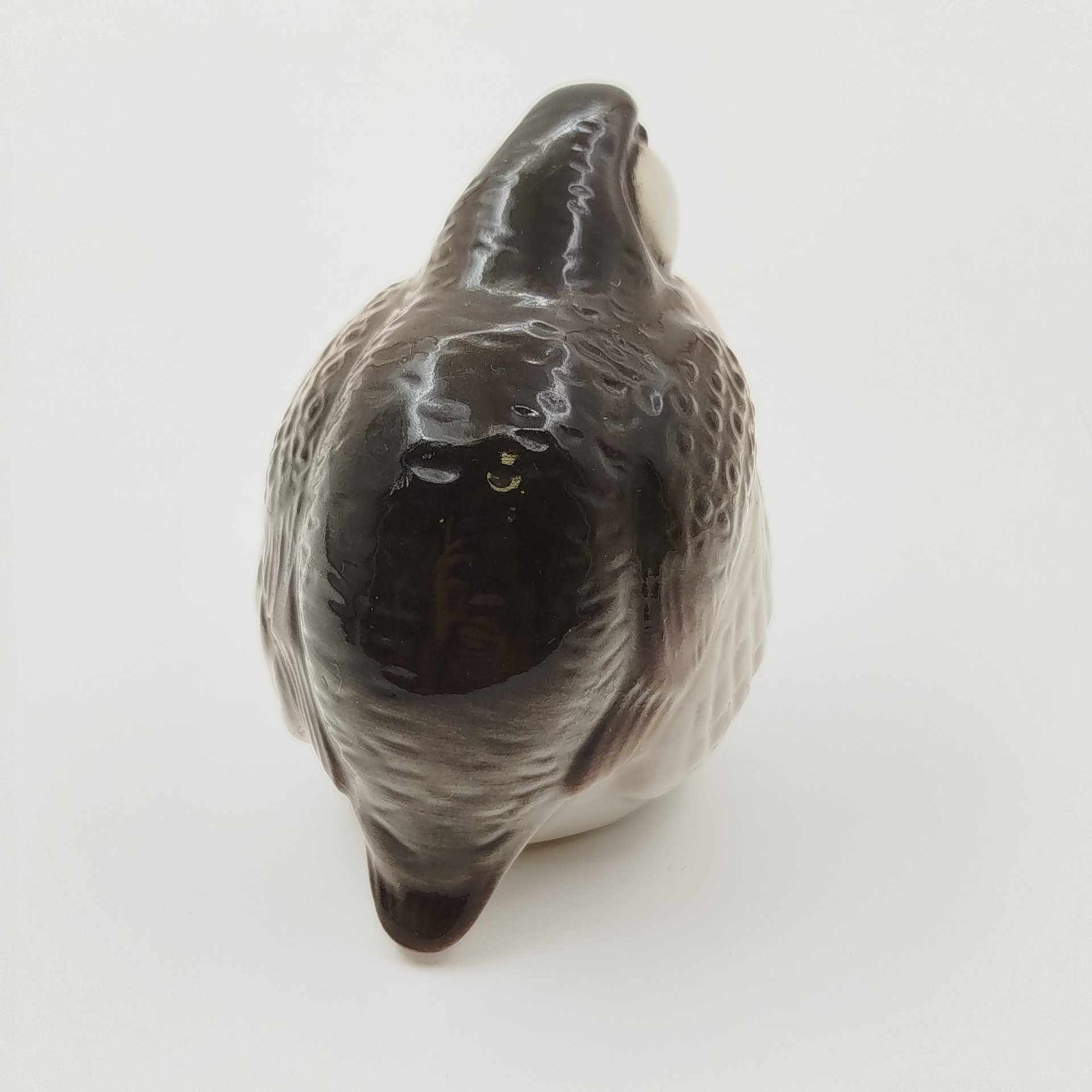 Статуэтка "Каменная куропатка", фарфор, аэрография, роспись, Ленинградский фарфоровый завод (ЛФЗ), СССР, 1986-1991 гг.