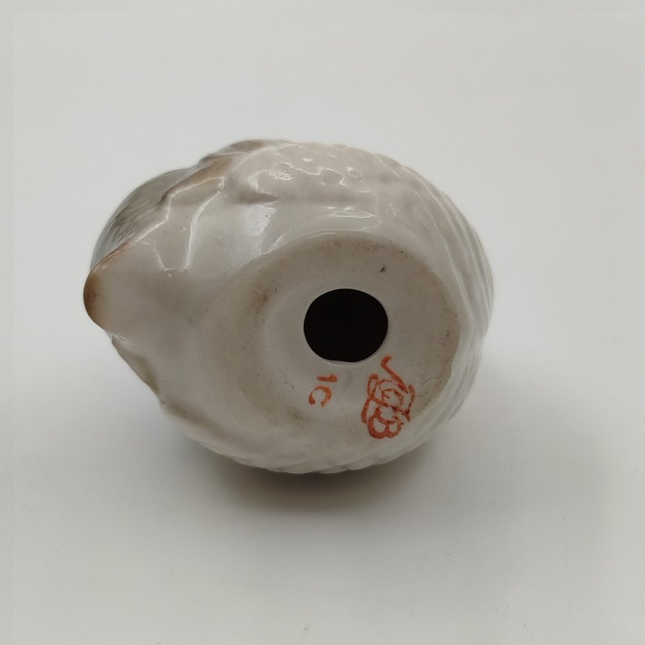 Статуэтка "Каменная куропатка", фарфор, аэрография, роспись, Ленинградский фарфоровый завод (ЛФЗ), СССР, 1986-1991 гг.