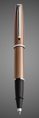 Ручка-роллер Aurora Style Metal Bronze CT, в подарочной коробке, Лаки и смолы: лак, хром